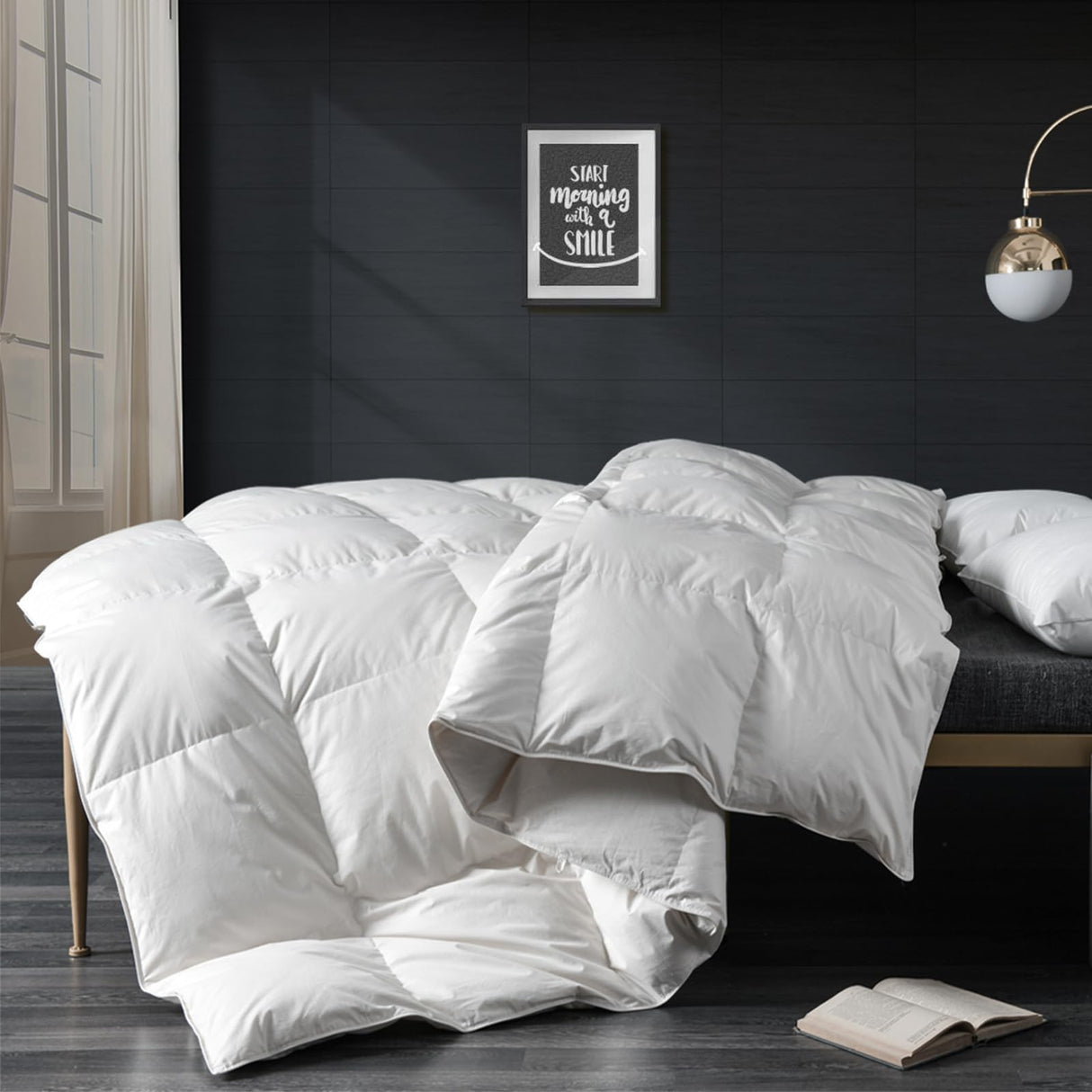 Queen Down Feather Fibers Comforter, All Seasons Down Feather Fibers Duvet Insert
