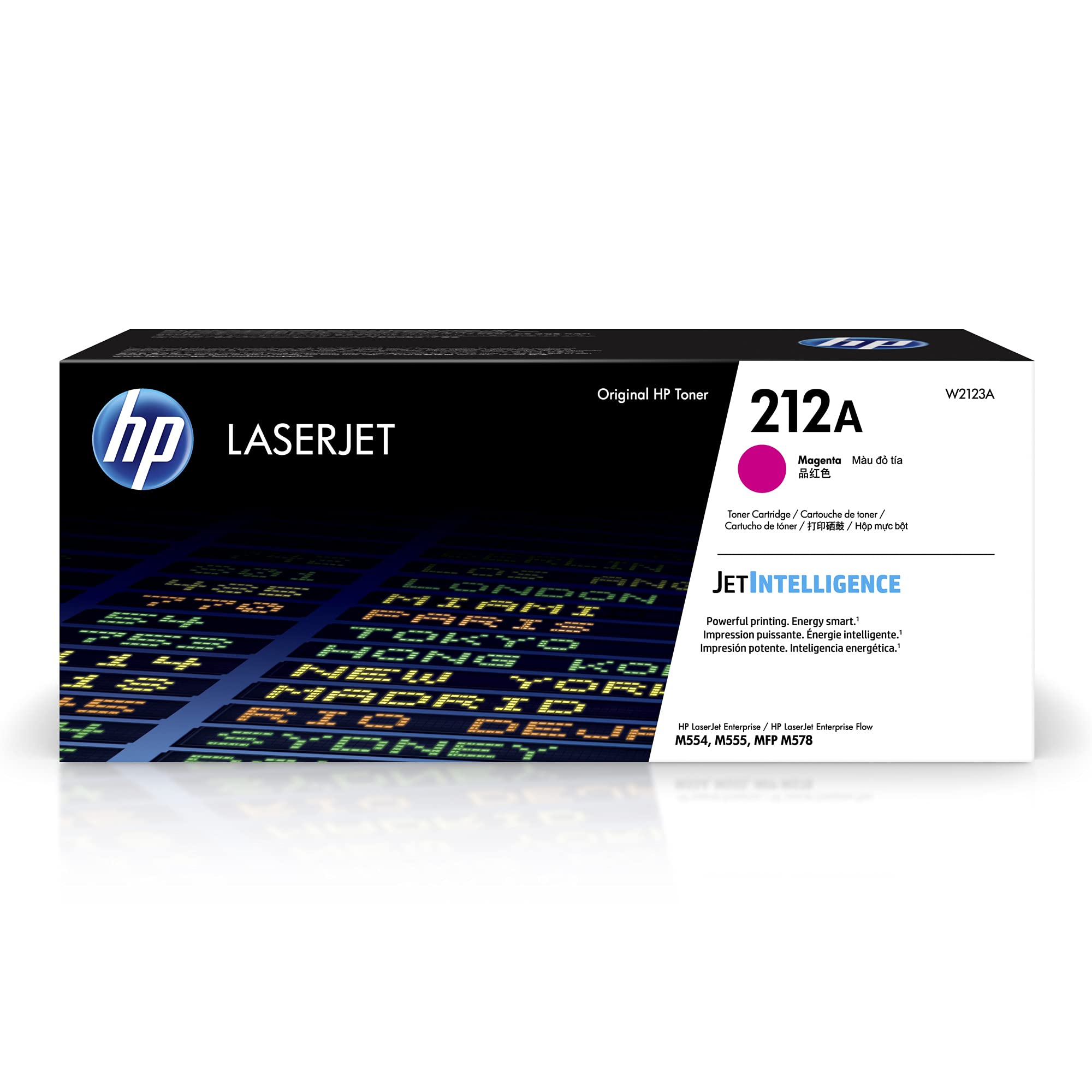 212A Magenta Toner Cartridge | Works with HP Color LaserJet Enterprise M554, M555