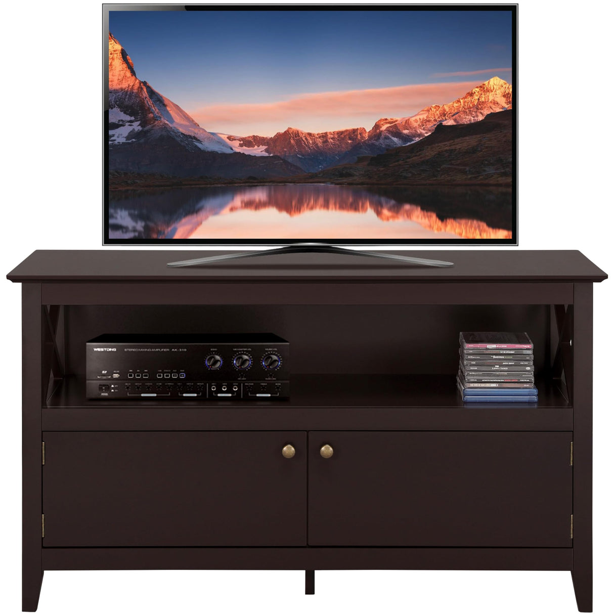 TV Stand for TVs Up to 50 inch, Media Entertainment Center Table, TV Cabinet