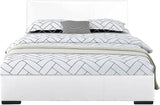 Abbey Platform Bed, White, King