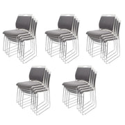 20 Pack Stacking Chairs 1102LB Capacity Home Office Guest Chair Set with Sled Base
