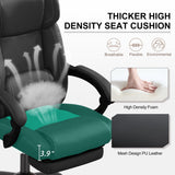 Executive Office Chair with Footrest,90-155°Adjustable Reclining Office Chair,