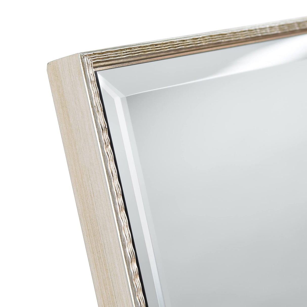 Empire Art Direct Traverse Modern Cheval, Floor Mirror Solid Wood Frame Covered with Beveled Clear MirrorPanel, 64" x 1.3" x 18"
