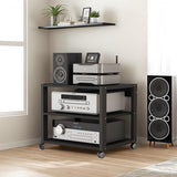 3/4/5 Tier Audio-Video Media Stand with Adjustable Shelves