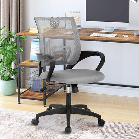 Mesh Computer Chair Home Office Chair Ergonomic Desk Chair with Lumbar Support&