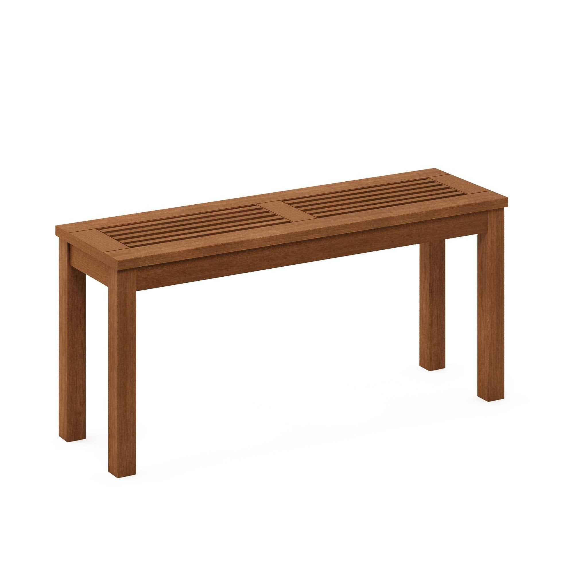 FG181110-C Tioman Outdoor Backless Bench, Natural,1-Pack