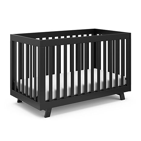 Beckett Convertible Crib (White) – Converts from Baby Crib to Toddler Bed and Daybed,