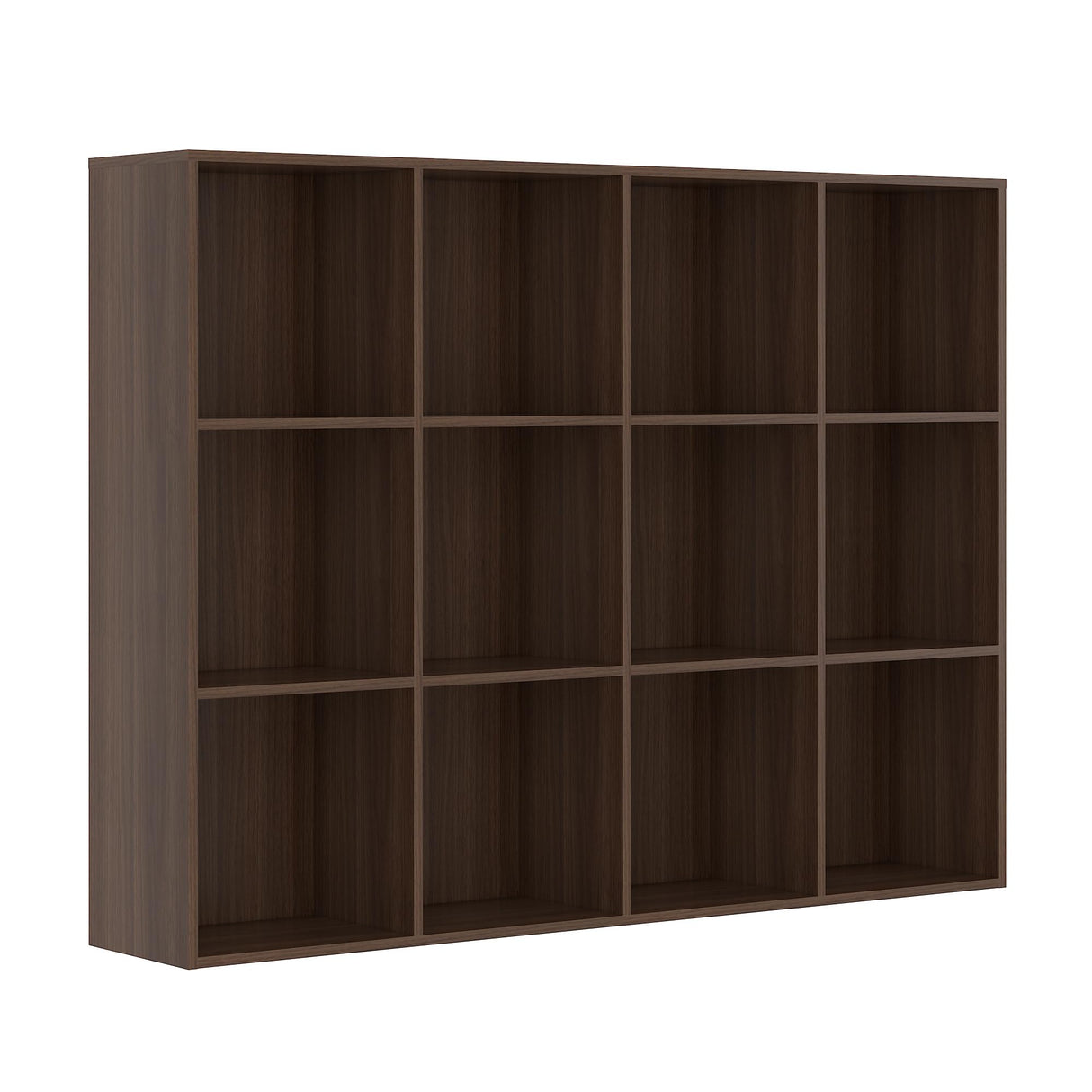 Bookcase, 12 Cube Open Storage Organizer Display Bookshelf, HOFB021