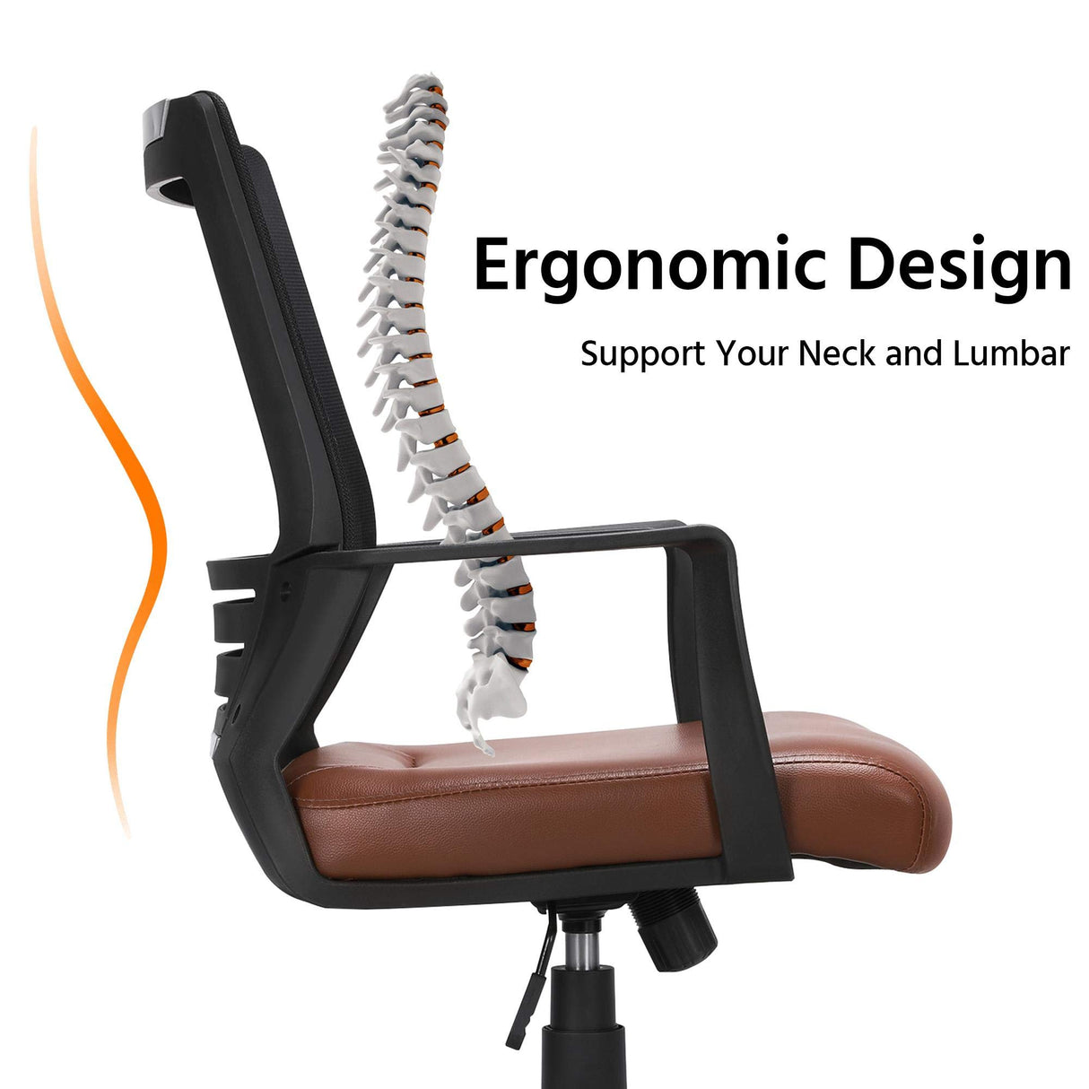 Ergonomic Mesh Office Chair with Lumbar Support
