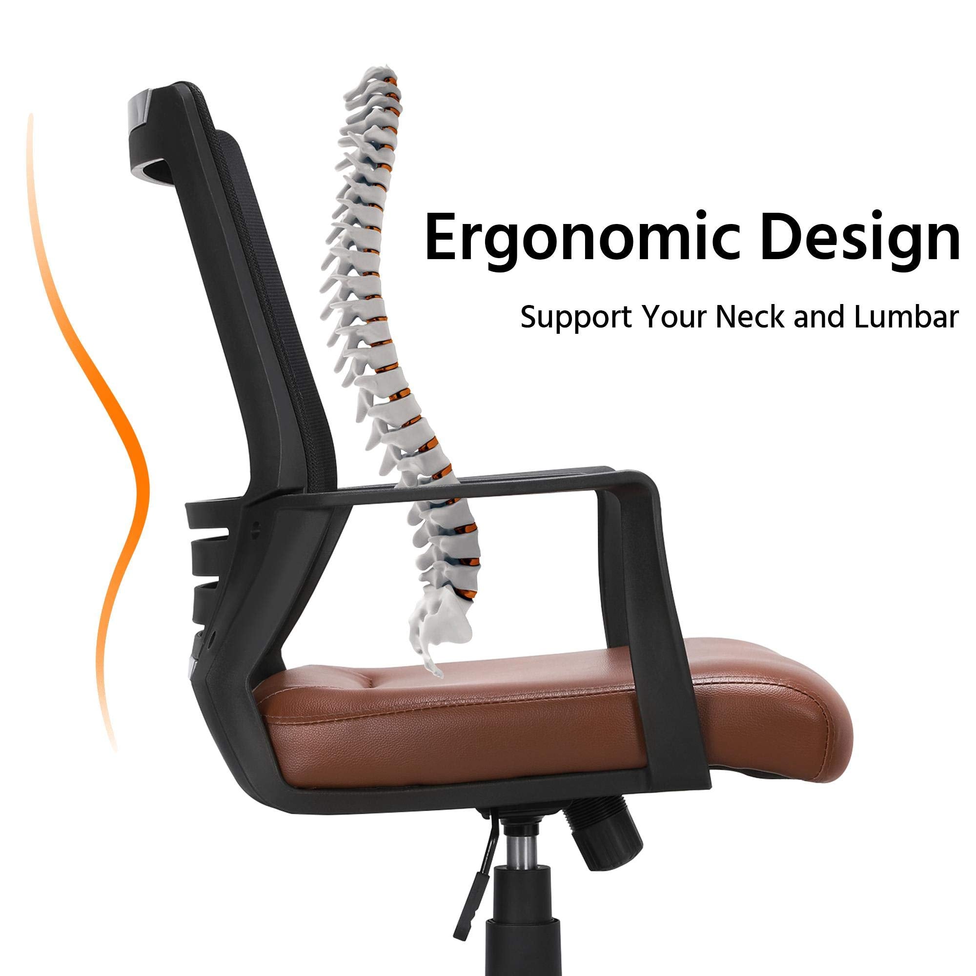 Ergonomic Mesh Office Chair with Lumbar Support