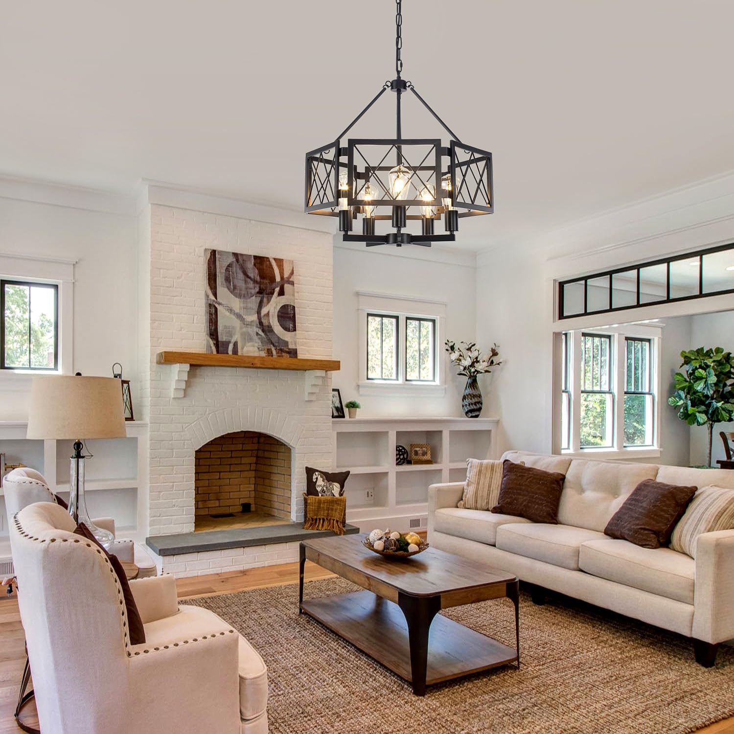 Modern Farmhouse Chandeliers Dining Room Light Fixtures