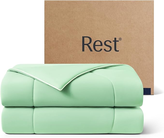 Cooling Comforter,  Blanket for Hot Sleepers, All Season Bedding to Keep Cool