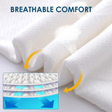 Cooling Bed Pillows for Sleeping 2 Pack, Shredded Memory Foam Pillows