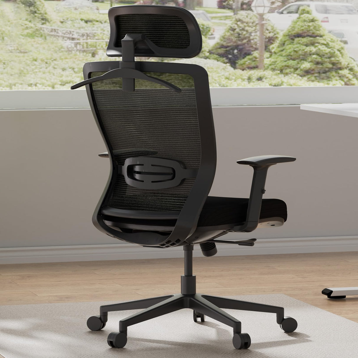 Office Chair, Comfy Ergonomic Back Support, Computer Desk Chair with Comfy Seat