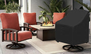 Outdoor Swivel Lounge Chair Cover 2 Pack,100% Waterproof Heavy Duty Patio