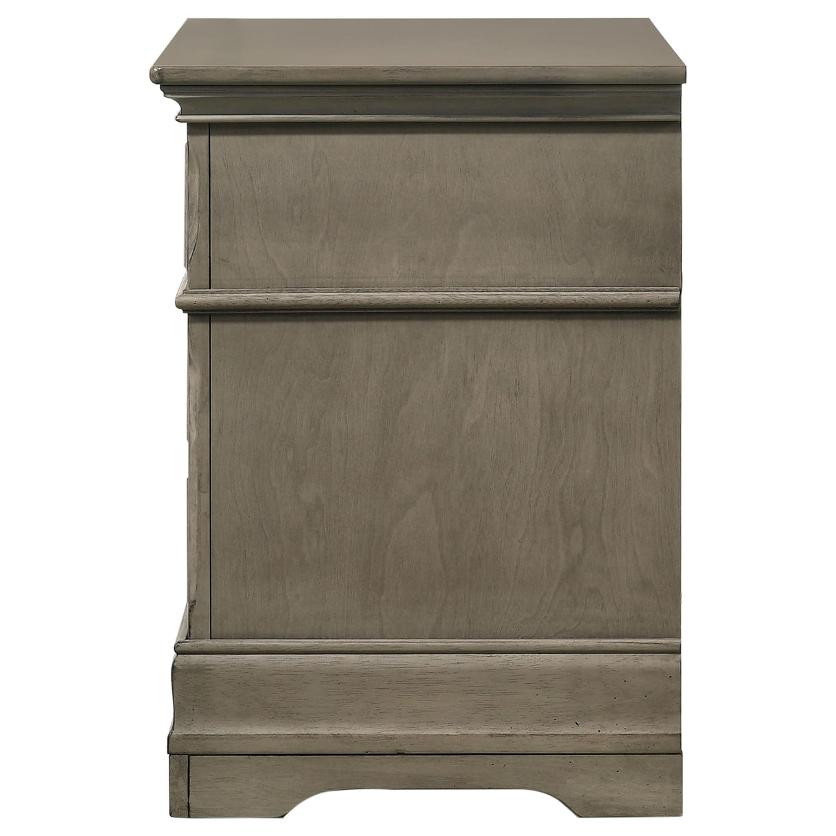 Home Furnishings Manchester 3-Drawer Nightstand Wheat