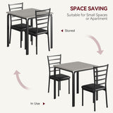 Dining Table for 2, Small Square kitchen Dinner Table Set