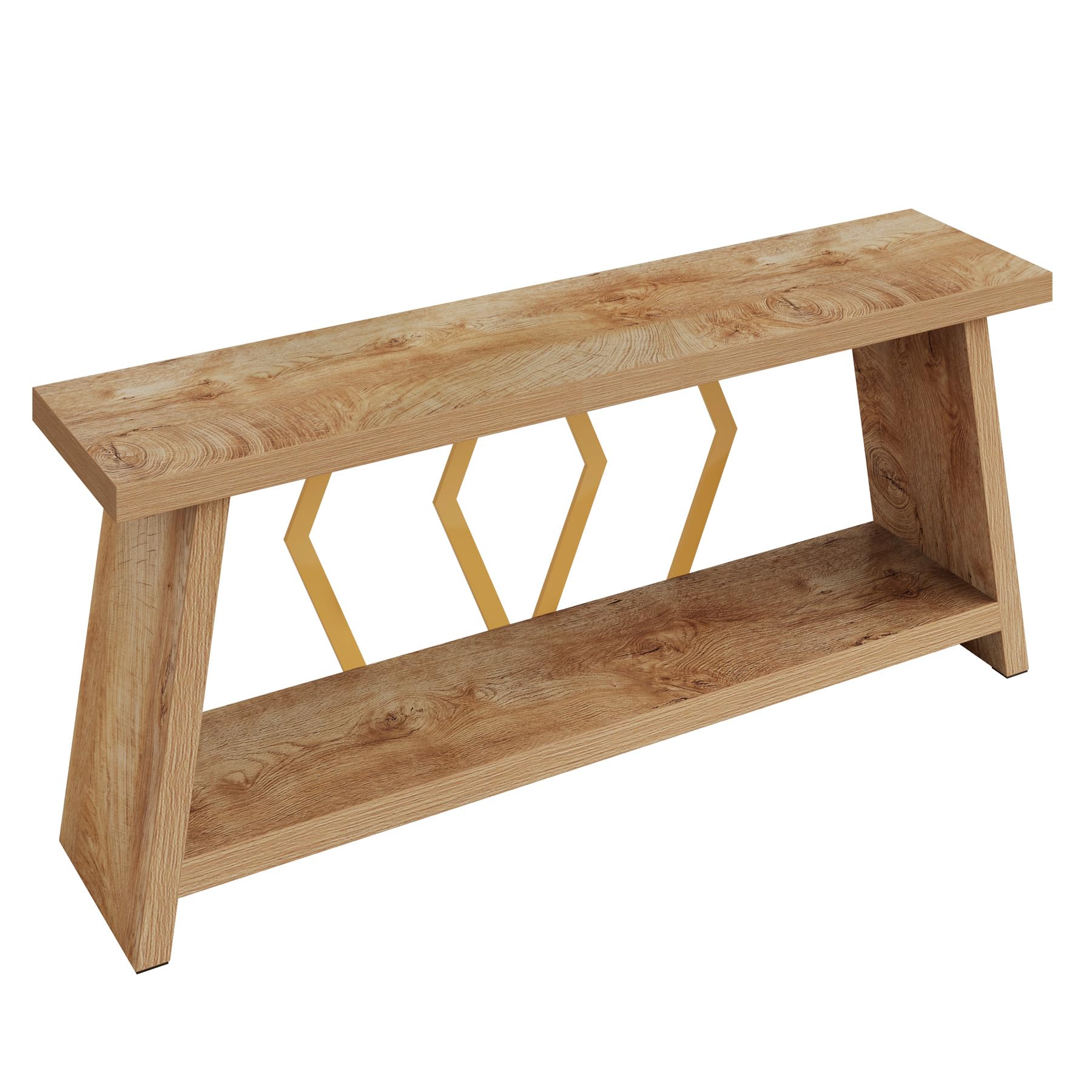 70.86-Inch Long Sofa Console Table with Storage