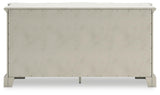 Arlendyne Traditional 9 Drawer Dresser with Felt-lined Top Drawer for Bedroom, White