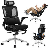 Ergonomic Mesh Office Chair with 4D Armrests and Lumbar Support