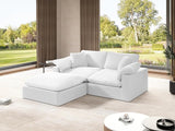 Oversized Sectional Couches for Living Room,Down Filled Sofas,White Modular Couch