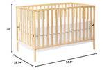 Palmer 3 in 1 Convertible Crib - Quick Ship, Natural