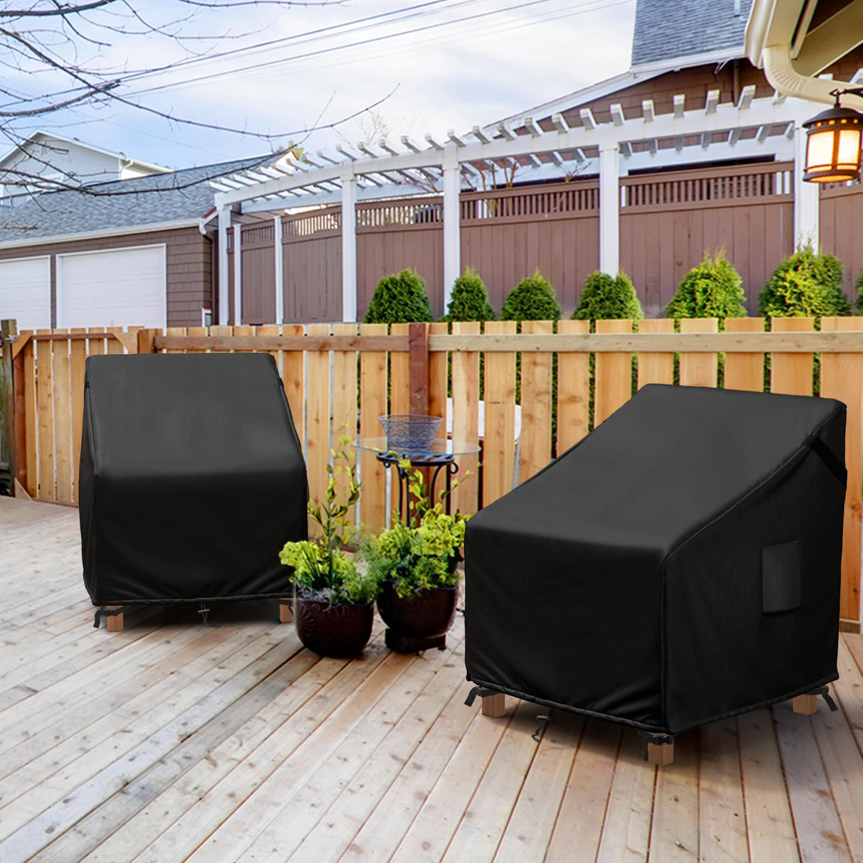 Patio Furniture Covers Waterproof, Outdoor Chair Covers for Rocking Chair