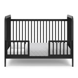 3-in-1 Convertible Crib (Black) – GREENGUARD Gold Certified, Converts