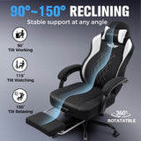 Big and Tall Gaming Chair with Footrest - Ergonomic Office Chair