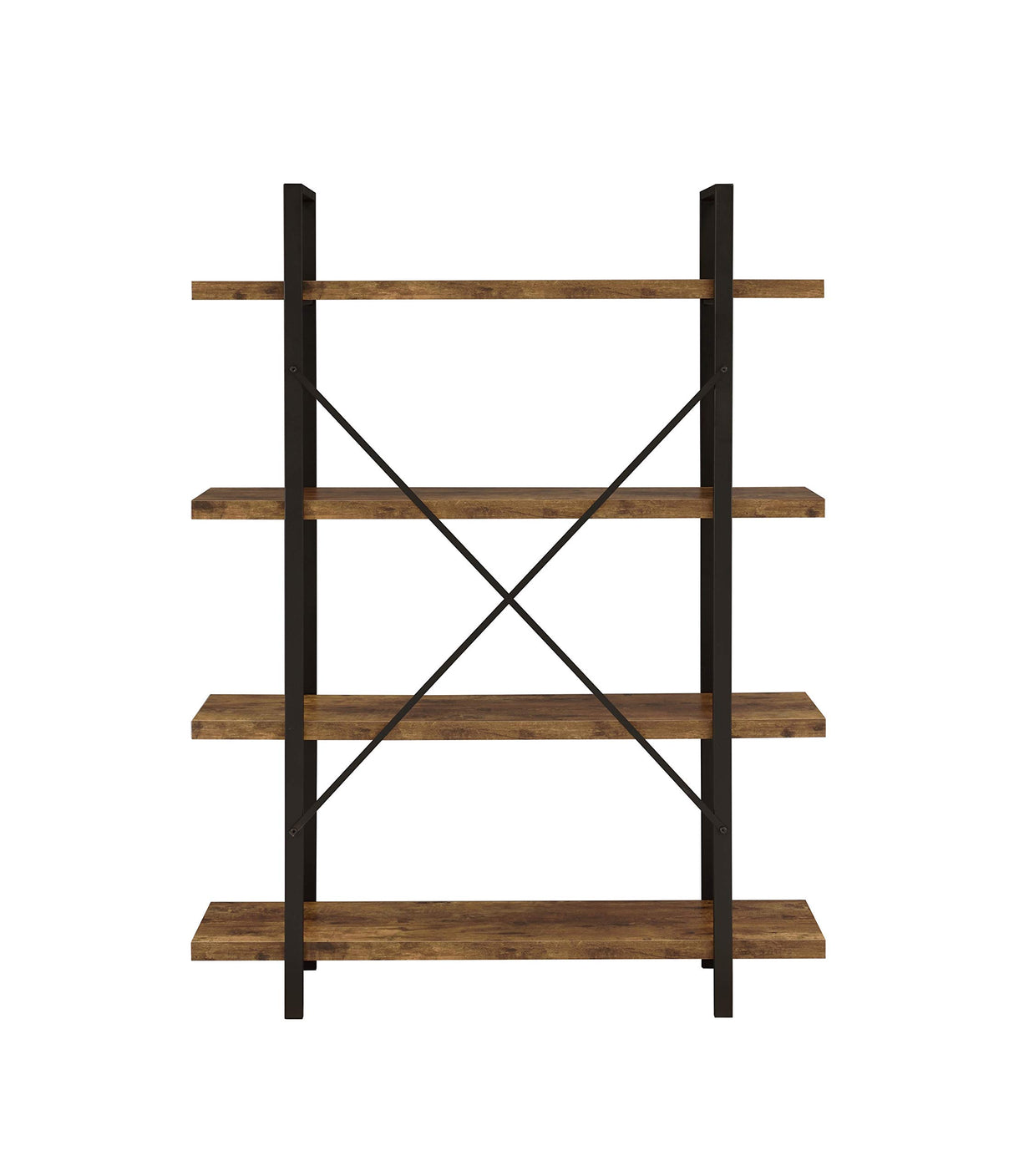 Bookcase Antique Nutmeg and Black 805806