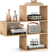 6 Cubes Bookcase, 2-Piece Separable Floor Standing Open Horizontal Bookshelf