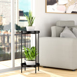 Metal Bloom 2-Tier Indoor & Outdoor Plant Stand