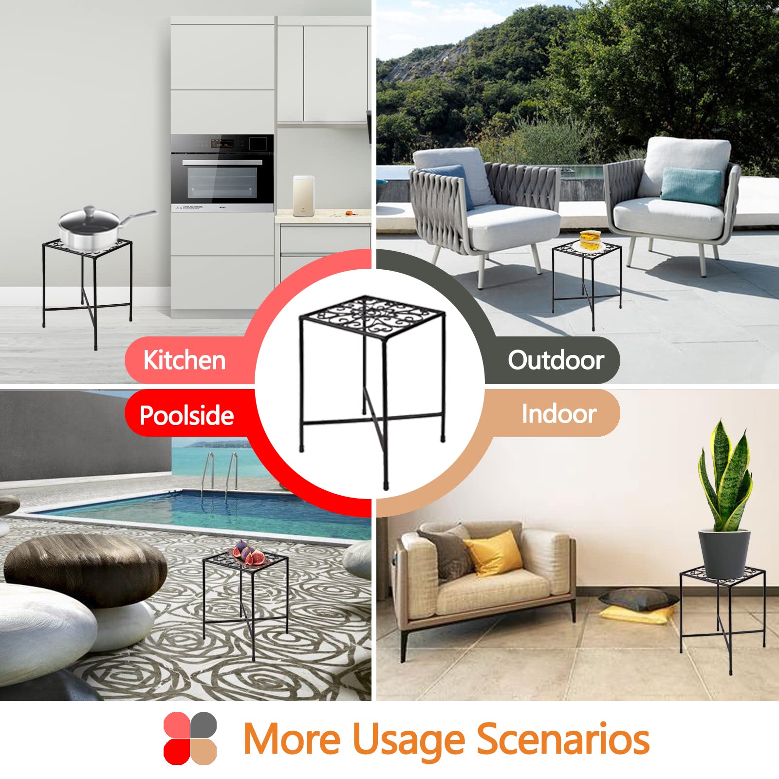 IronBloom Heavy-Duty Indoor & Outdoor Plant Stand