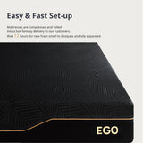 14 Inch Full Memory Foam Mattress for Back Pain, Cooling Gel Mattress Bed in a Box