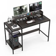 47”Gaming Desk/Computer Desk，Home Office Desk with Monitor Stand