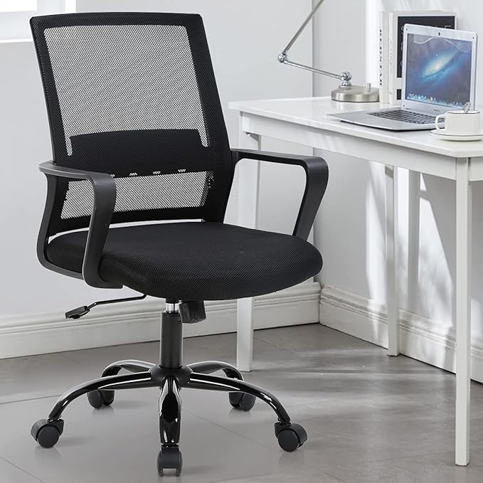 Ergonomic Office Chair Computer Desk Chairs Mesh Task Chair Swivel Rolling Chair