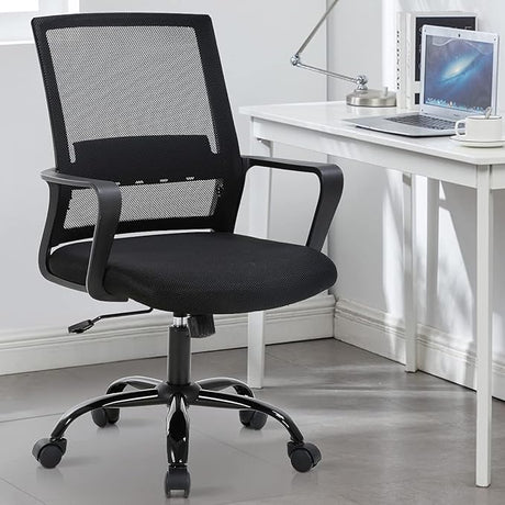 Ergonomic Office Chair Computer Desk Chairs Mesh Task Chair Swivel Rolling Chair