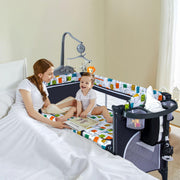 5 in 1 Baby Bassinet, Bedside Bassinet for Baby, Pack and Play with Changing Table