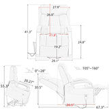 9185 Lift Chair Recliners Dual OKIN Motor for Elderly Recliner Chair with Heat Massage