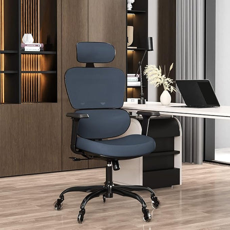 Office Chair - Mesh Office Chair High Back, Rolling Desk Chair