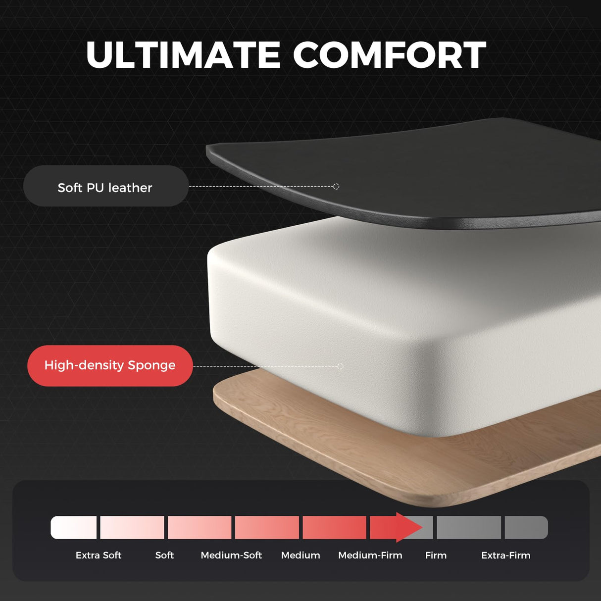 Ergonomic Gaming Chair with Footrest and Lumbar Support