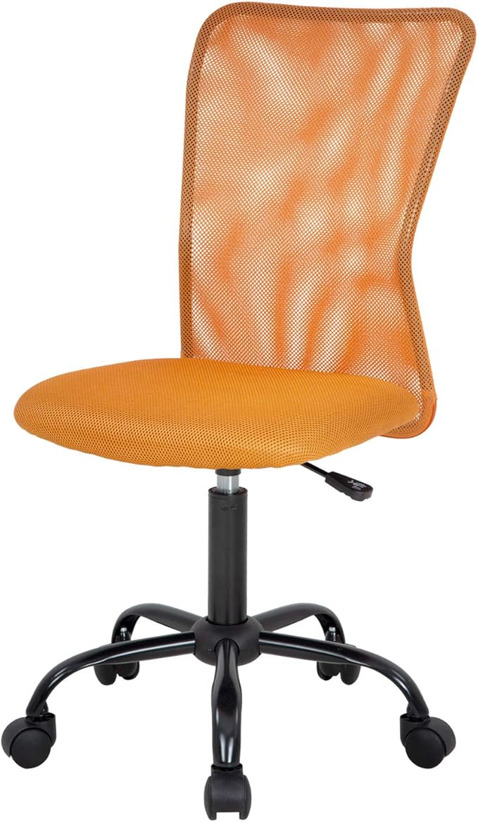 Home Office Chair Mid Back Mesh Desk Chair Armless Computer Chair Ergonomic Task Rolling