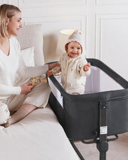 Baby Bassinet, 3 in 1 Bassinets Bedside Sleeper for Newborn, Portable Crib