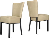 2 Set Kitchen Dining Room Chairs with Soft Cushion Modern Sturdy