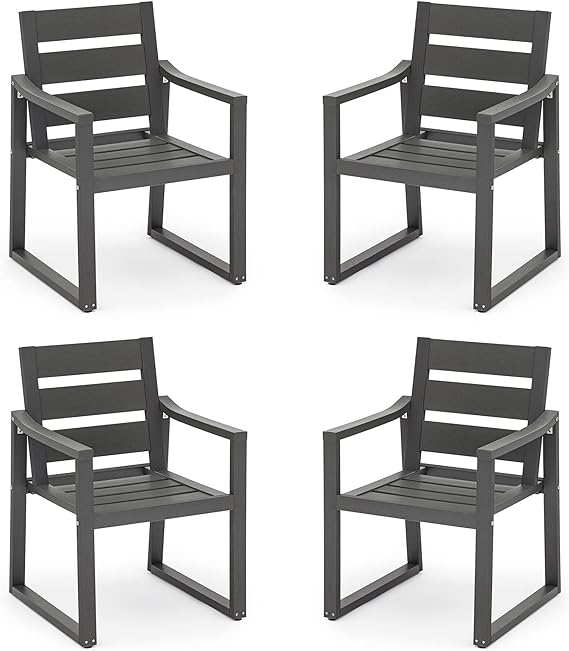 HDPS Outdoor Patio Dining Set All Weather Outdoor Table and Chairs