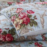 Boho Chic Shabby Floral Classic Luxury Collection Elegant Peony And Leaves Bedding