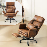 Reclining Ergonomic Office Chair with Footrest - Heavy Duty Wide Seat Gaming Chair