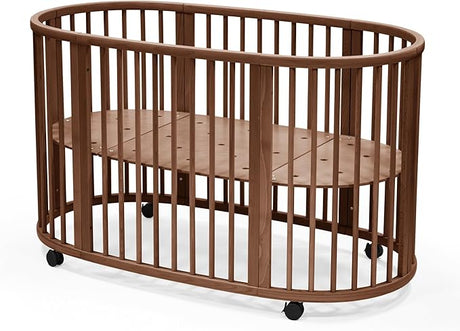 Sleepi Bed V3, Natural - Suitable for Ages 0-5 Years Old - Adjustable, Stylish & Flexible
