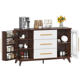 Storage Cabinet, 59'' Sideboard Buffet Cabinet with Storage, Coffee Bar Cabinet