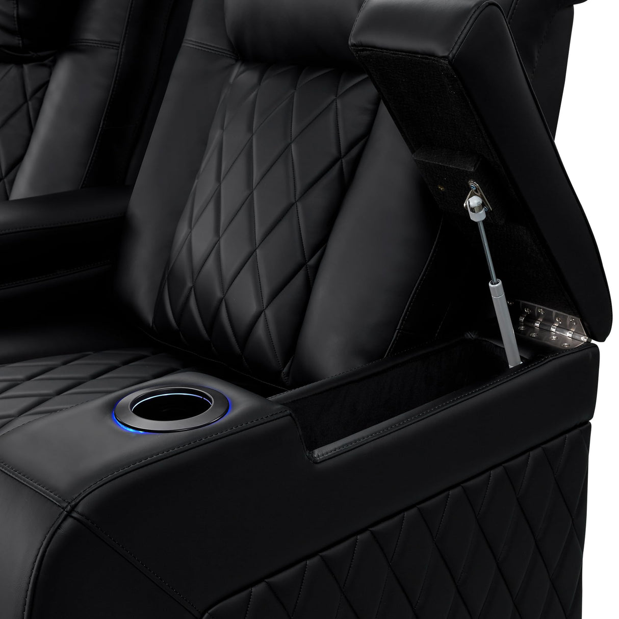 & Massage Edition Home Theater Seating|Premium Top Grain Italian 11000 Nappa Leather,